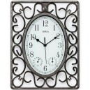 Pendule murale silencieuse en fer forg&eacute;