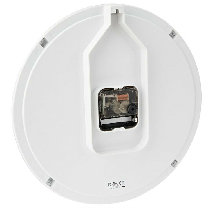 Pendule murale grise Seiko_arriere
