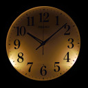Horloge murale lumineuse blanche Seiko_lumi&egrave;re forte