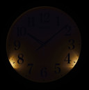 Horloge murale lumineuse blanche Seiko_lumi&egrave;re faible
