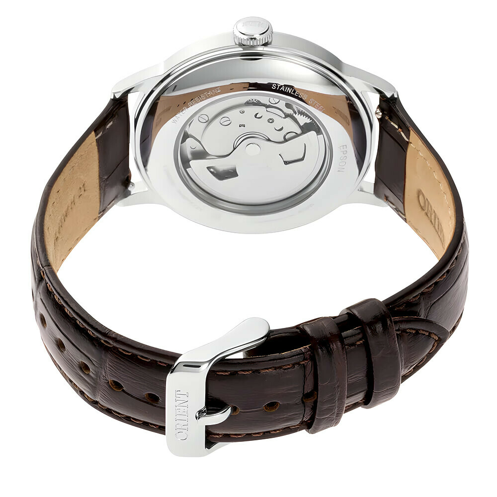 Montre automatique Orient Bambino cadran vert homme RA-AC0023E profile arriere
