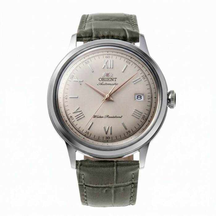 Montre automatique Orient Bambino cadran beige homme RA-AC0025N
