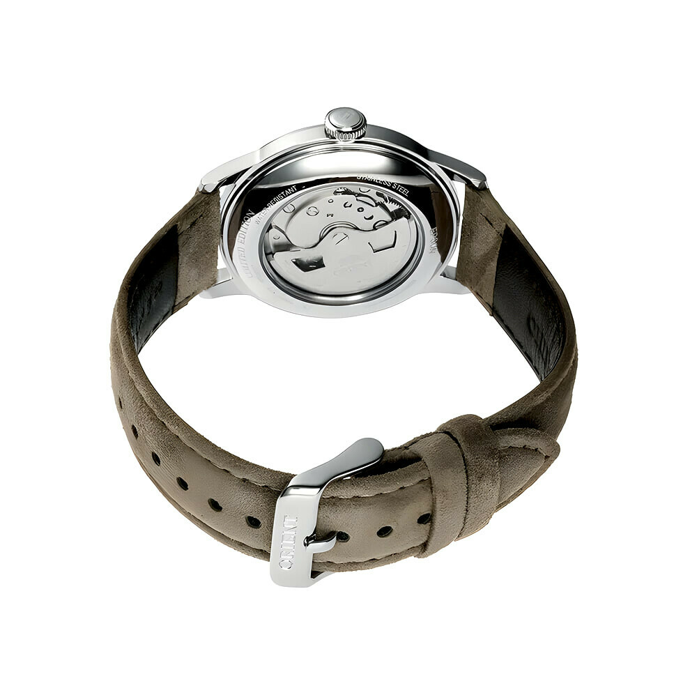 Montre automatique Orient Bambino cadran taupe homme RA-AC0M13N fermoir