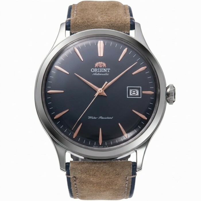 Montre automatique Orient Bambino cadran bleu homme RA-AC0P02L