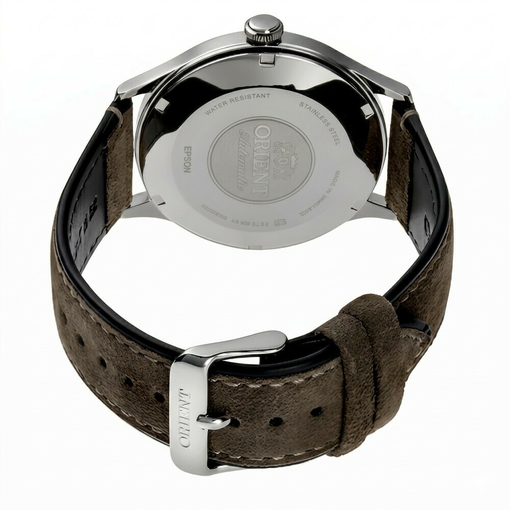 Montre automatique Orient Bambino cadran gris homme RA-AC0P03L fermoir