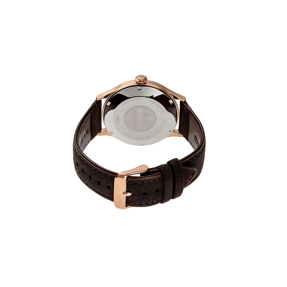 Montre automatique Orient Bambino bo&icirc;tier ros&eacute; homme RA-AC0P04Y fermoir