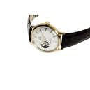 Montre automatique Orient open heart dor&eacute;e homme RA-AG0003S10B 90 degres
