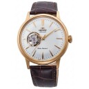 Montre automatique Orient open heart dor&eacute;e homme RA-AG0003S10B