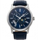 Montre automatique Orient Sun and Moon cadran bleu homme RA-AK0011D
