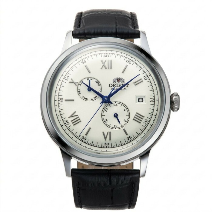 Montre automatique Orient Bambino cadran blanc homme RA-AK0701S