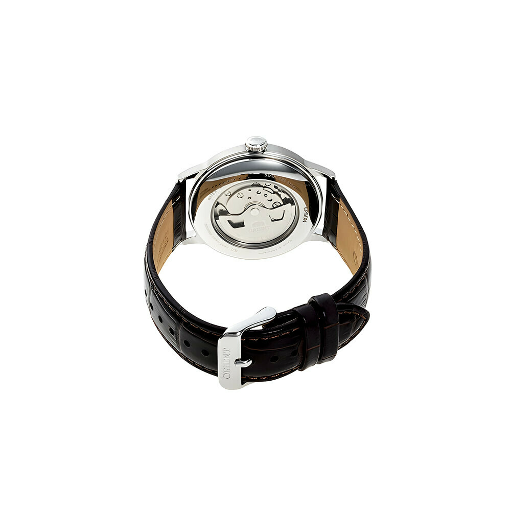 Montre automatique Orient Bambino cadran cr&egrave;me homme RA-AK0705R tranche arriere