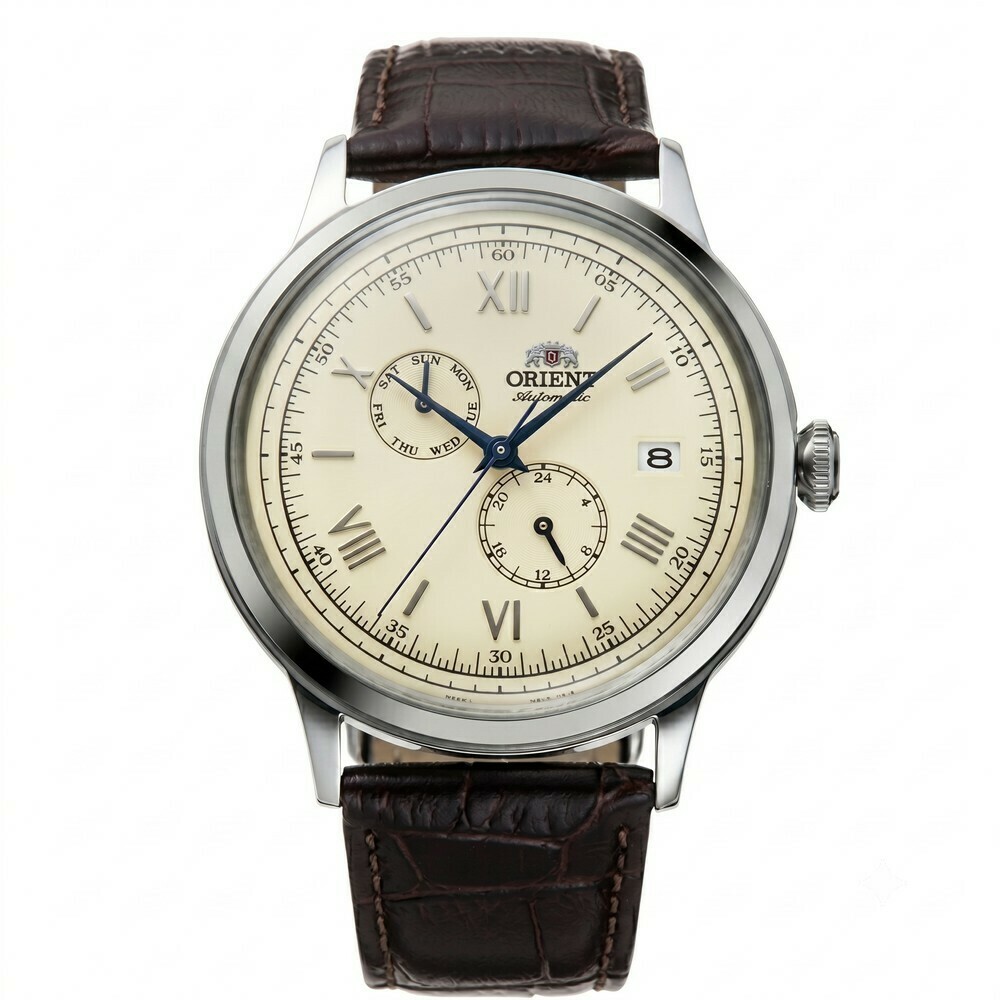 Montre automatique Orient Bambino cadran cr&egrave;me homme RA-AK0702Y