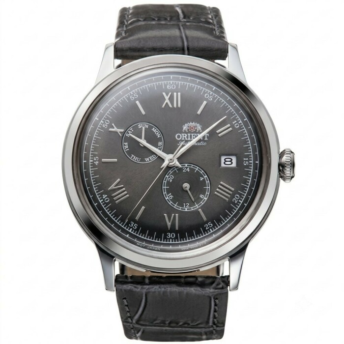 Montre automatique Orient Bambino V8 cadran noir homme RA-AK0704N
