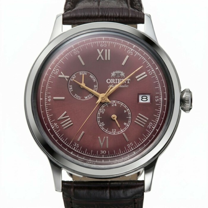 Montre automatique Orient Bambino cadran cr&egrave;me homme RA-AK0705R