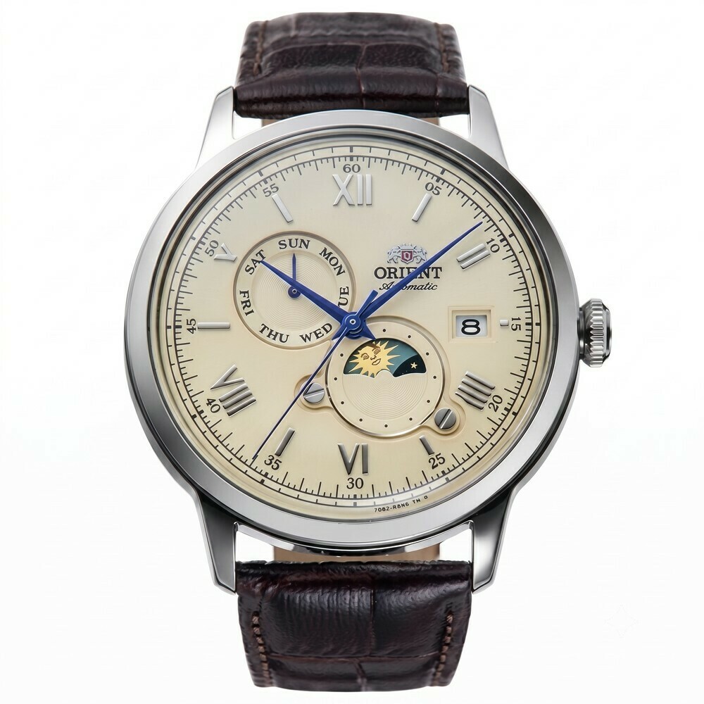 Montre automatique Orient cadran cr&egrave;me homme RA-AK0803Y
