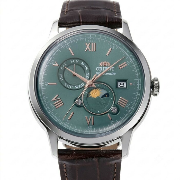 Montre automatique Orient cadran vert homme RA-AK0805E