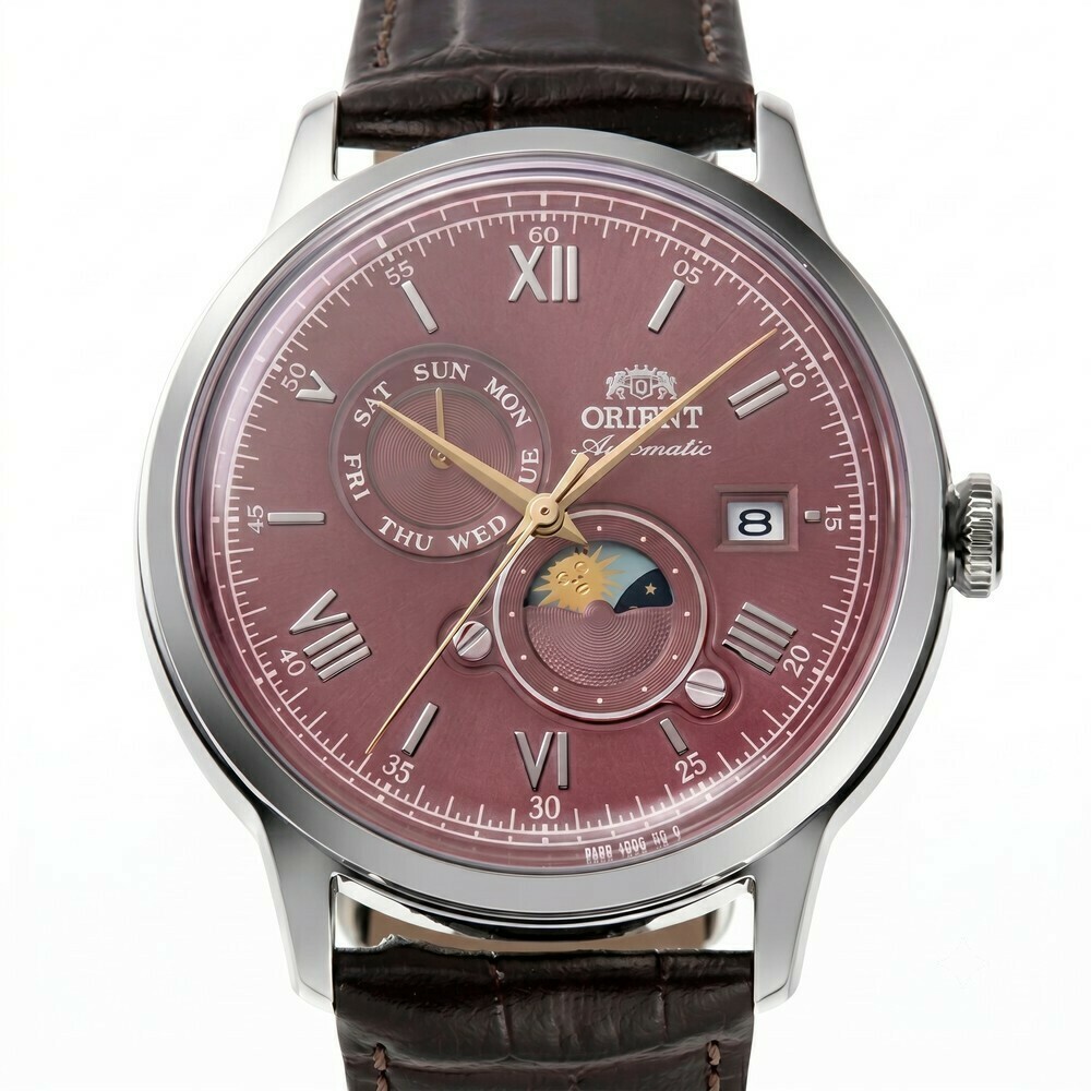 Montre automatique Orient cadran bordeaux homme RA-AK0807R
