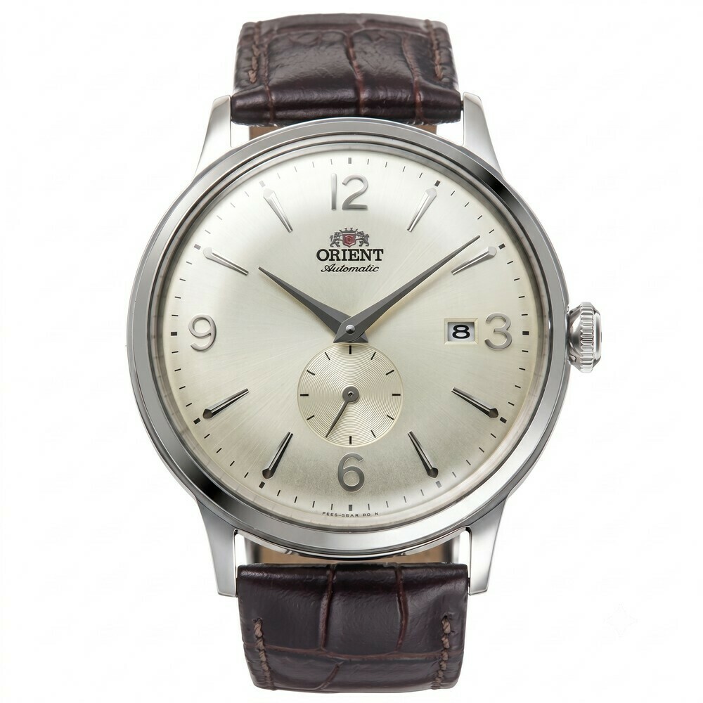 Montre automatique Orient petite seconde cr&egrave;me homme RA-AP0003S
