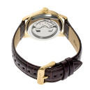 Montre automatique Orient Bambino petite seconde dor&eacute;e blanc homme RA-AP0105Y tranche arriere