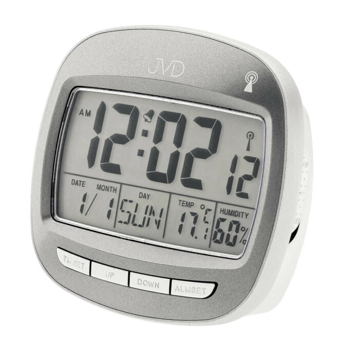 Réveil digital radio-piloté éclairage cadran
