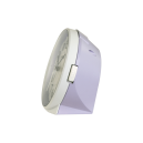 R&eacute;veil rond violet ultra silencieux avec &eacute;clairage automatique par capteur_profil