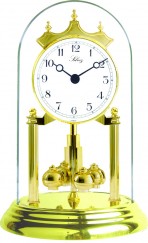 Pendule 400 jours à quartz en métal cadran blanc