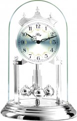 Pendule 400 jours à quartz couleur argentée