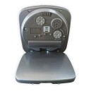 R&eacute;veil de voyage gris &agrave; clapet arri&egrave;re