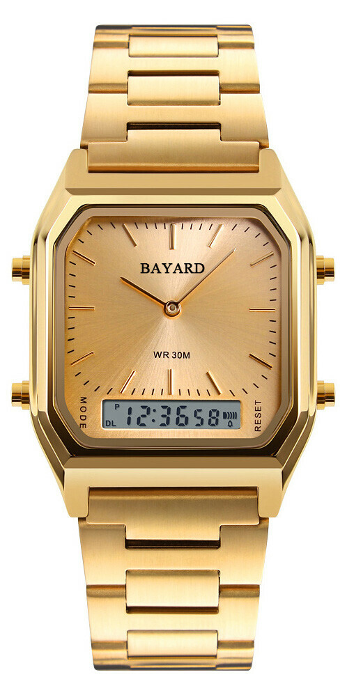 Montre ado dor&eacute;e cadran dor&eacute; Bayard