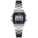 Montre digitale argent&eacute;e avec alarme Bayard