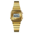Montre digitale dor&eacute;e avec alarme Bayard