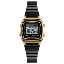 Montre digitale noire et dor&eacute;e avec alarme Bayard