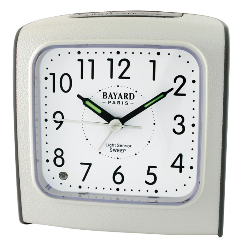 R&eacute;veil matin Bayard blanc lumineux par capteur