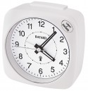 R&eacute;veil radio-pilot&eacute; carr&eacute; blanc Bayard &agrave; aiguilles