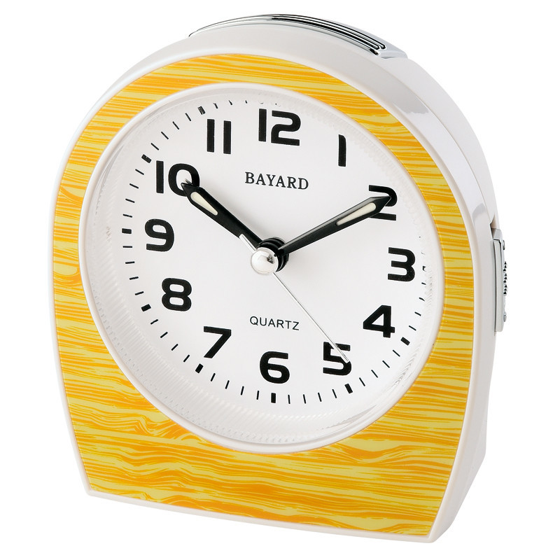 R&eacute;veil de style silencieux fa&ccedil;on bois clair Bayard