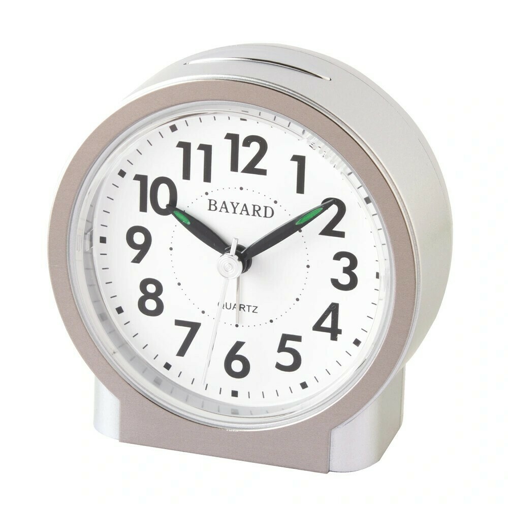R&eacute;veil de style vintage &eacute;l&eacute;gant Bayard - Collection premium argent&eacute;