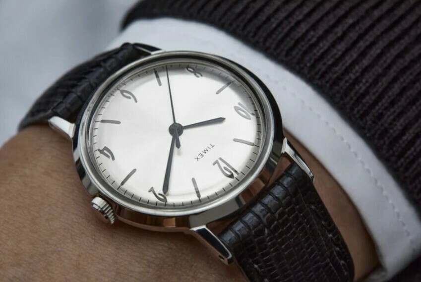 Montre TIMEX TW2R47900 Marlin m&eacute;canique 34mm_details