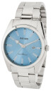 Montre Bayard en acier cadran bleu ciel pour homme avec date