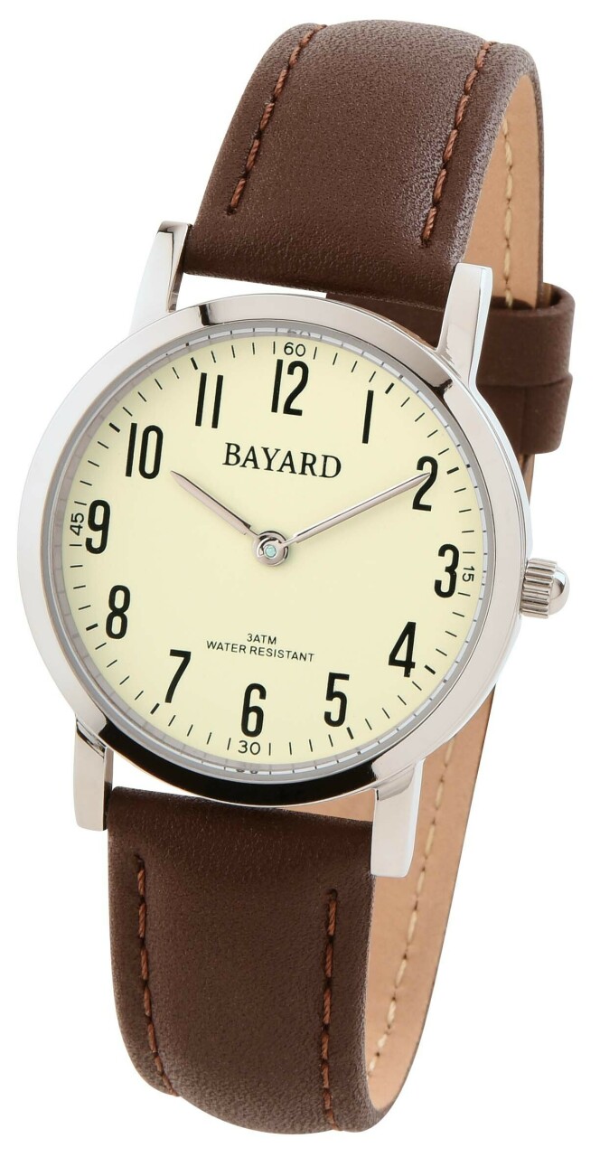 Montre &agrave; quartz ronde pour femme cadran lumineux