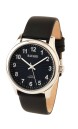 Montre m&eacute;canique noire Bayard homme bracelet noir