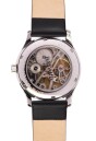 Montre m&eacute;canique noire Bayard homme bracelet noir_arri&egrave;re