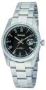 Montre pour femme noire en acier avec date Bayard
