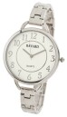 Montre Bayard argent&eacute;e large pour femme