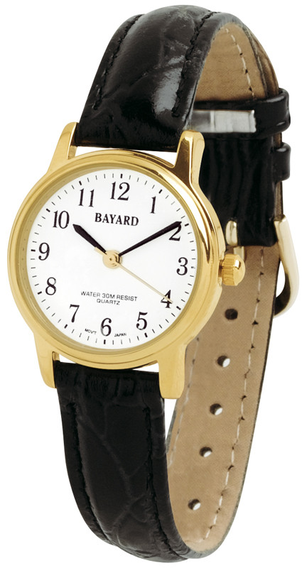 Montre &agrave; quartz Bayard dor&eacute;e pour femme