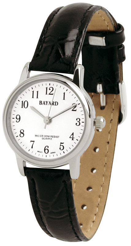 Montre &agrave; quartz Bayard argent&eacute;e pour femme