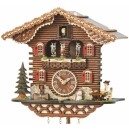 Horloge coucou &agrave; 12 m&eacute;lodies &agrave; pile 30cm Trenkle zoom