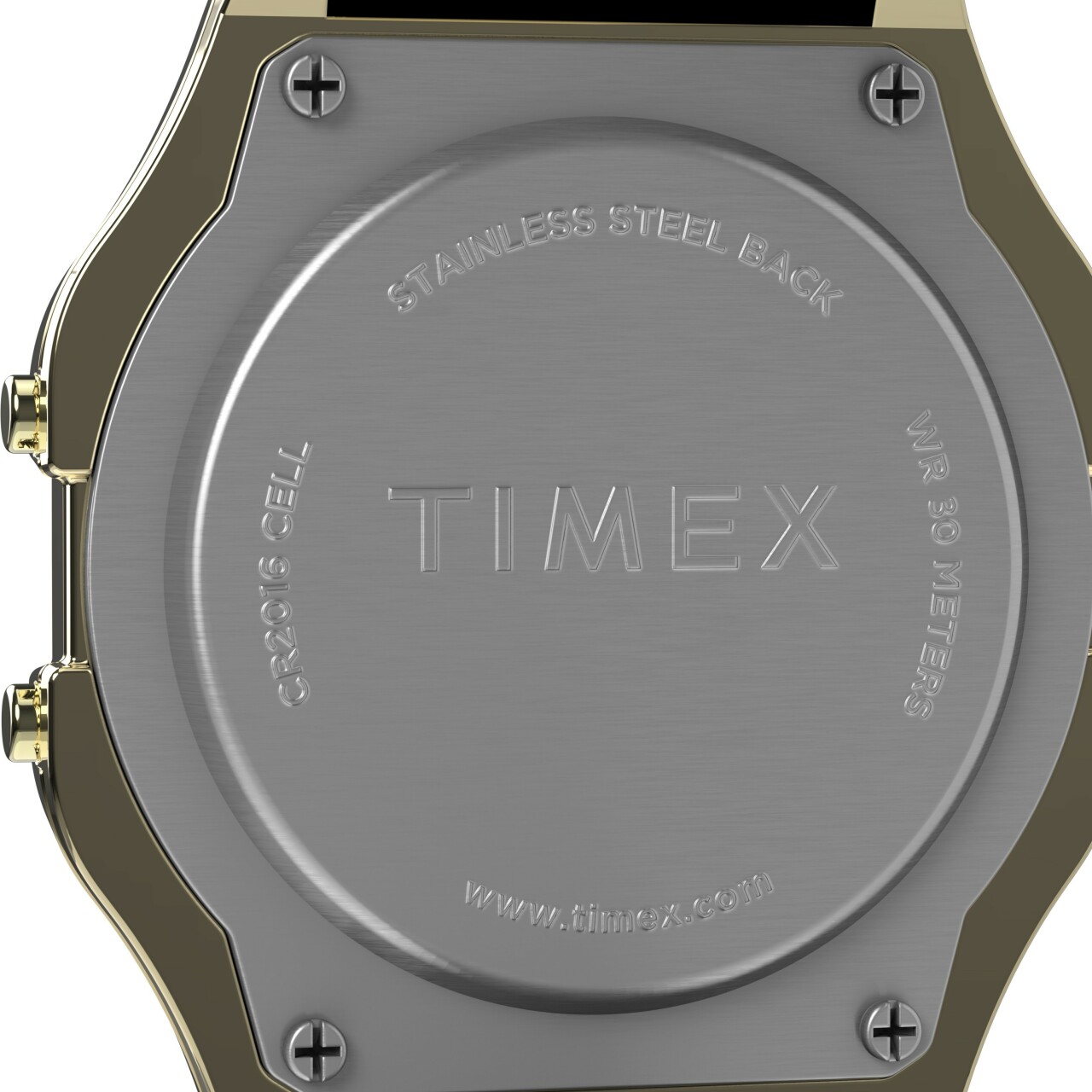 Montre TIMEX Collection T80 bracelet extensible arri&egrave;re boitier
