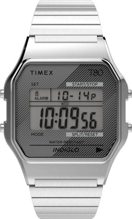 Montre TIMEX Collection T80 bracelet extensible argenté