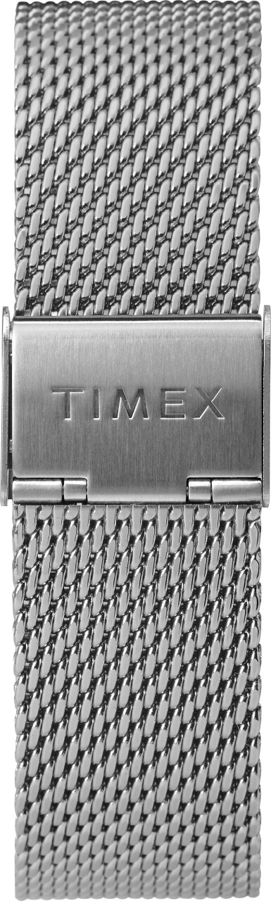 Montre Timex Automatique noire Waterbury 40 mm_fermoir