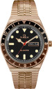 Montre de plong&eacute;e TIMEX Q - Diver couleur dor&eacute;e-rose